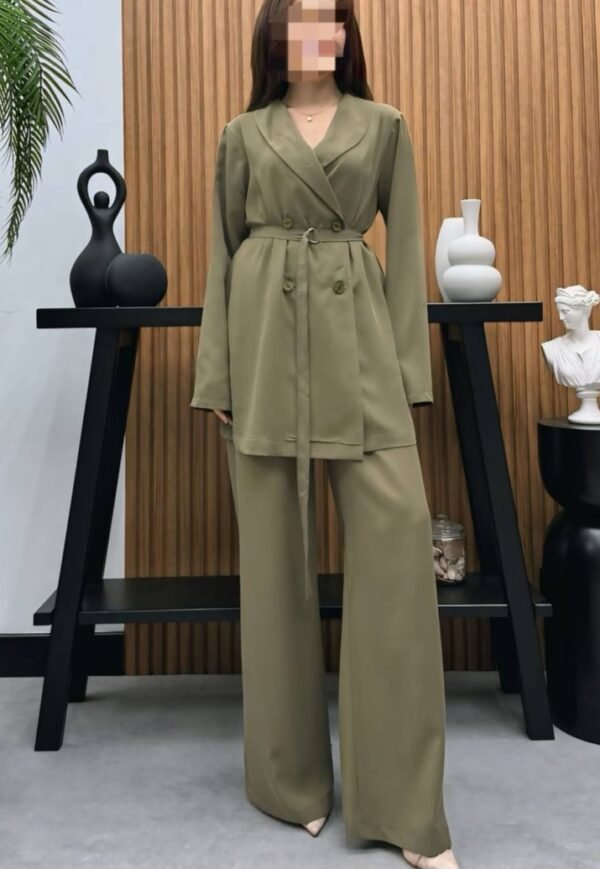 Ensemble tailleur kaki