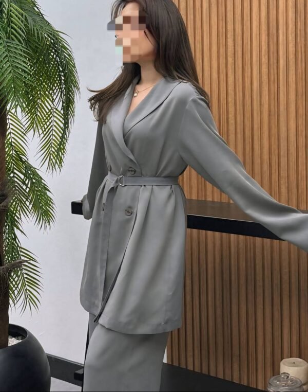 Ensemble tailleur gris