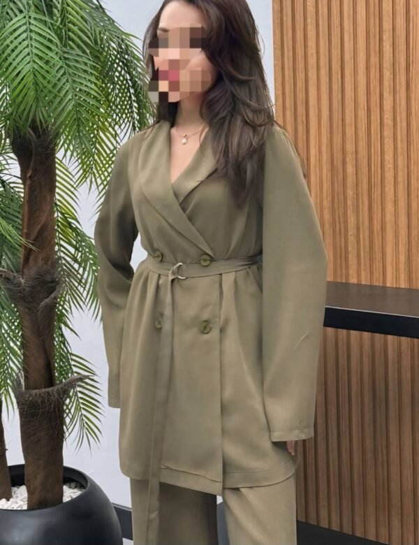 Ensemble tailleur kaki