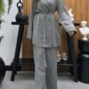 Ensemble tailleur gris