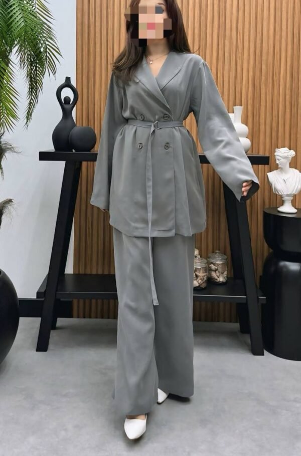 Ensemble tailleur gris